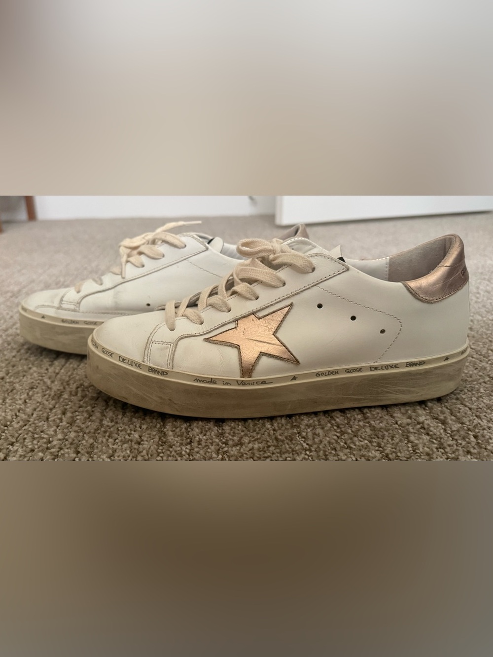 Golden Goose Hi Star Low Top Platform Sneaker - Picture 2 of 9
